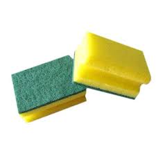 Scheuerschwamm+Griff - 10x7cm